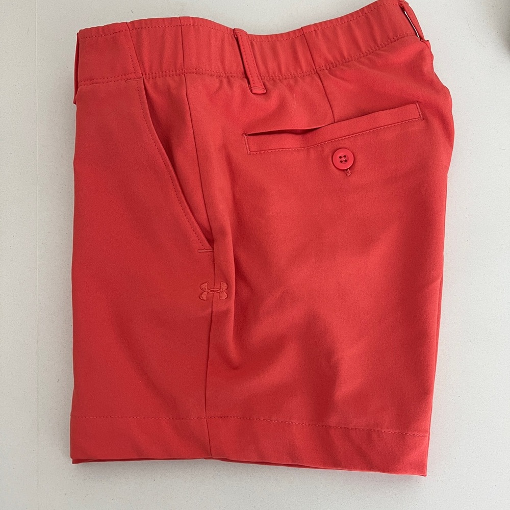 Under Armour Golf Shorts Women 0- coral color